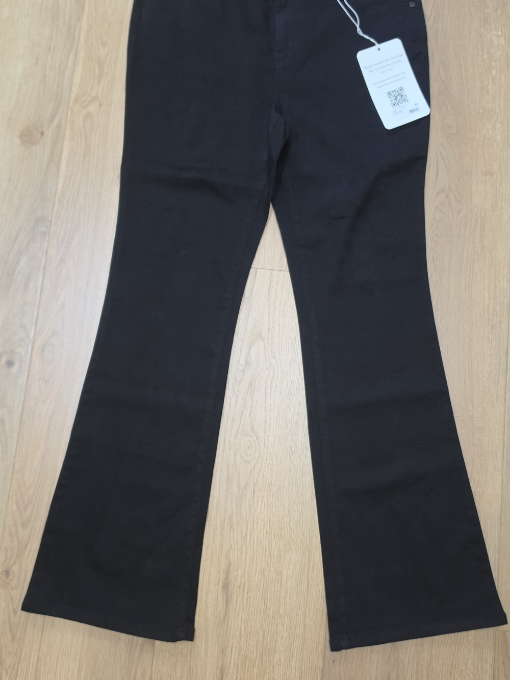 1822 Butter Denim Black Slim Boot Jeans Size 14/32 NWT Stretch - Picture 2 of 9
